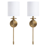 Olympia Gold Wall Sconce (Set of 2) by Crestview at Eve Furniture