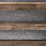 Olympus V Castlerock Grey Fabric Wrapped Brown Wooden Frame Accent Chair by Mercana at Eve Furniture