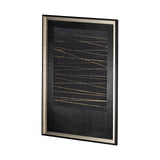 OM-Gold Lines by Studio M a handmade Original Framed Artwork under Glass by Mercana at Eve Furniture