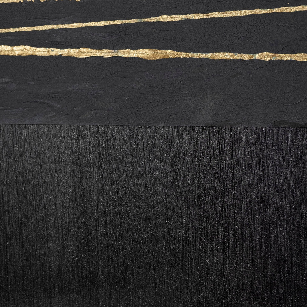 OM-Gold Lines by Studio M a handmade Original Framed Artwork under Glass by Mercana at Eve Furniture
