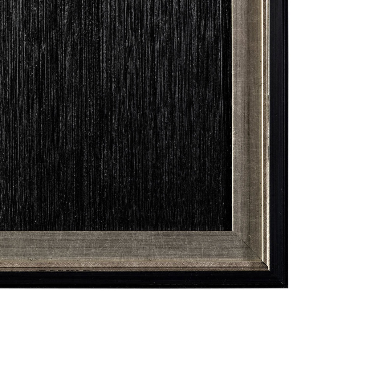 OM-Silver Lines by Studio M a handmade Original Framed Artwork under Glass by Mercana at Eve Furniture