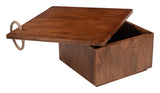 Omaga Walnut Storage Coffee Table by Zuomod at Eve Furniture