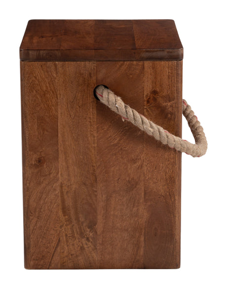Omaga Walnut Storage Side Table by Zuomod at Eve Furniture