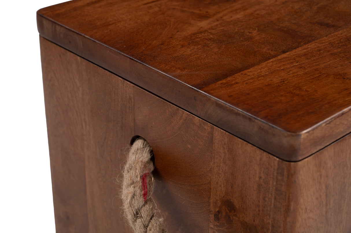 Omaga Walnut Storage Side Table by Zuomod at Eve Furniture