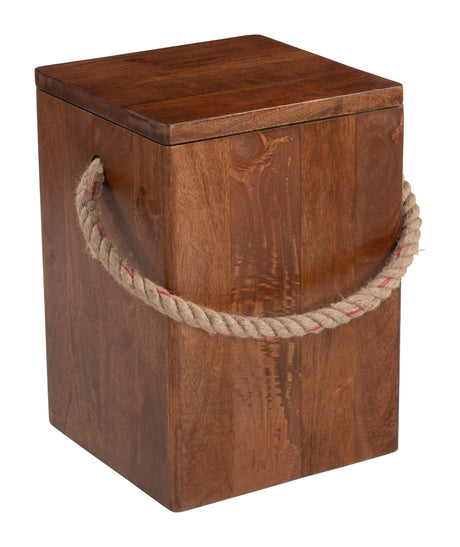 Omaga Walnut Storage Side Table by Zuomod at Eve Furniture