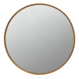 O'malley Brass Round Mirror by Coaster at Eve Furniture