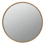 O'malley Brass Round Mirror by Coaster at Eve Furniture