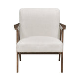Omara Beige Accent Chair by Homelegance at Eve Furniture