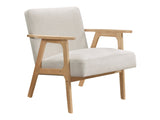 Omara Beige Accent Chair by Homelegance at Eve Furniture