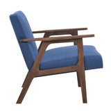 Omara Blue Accent Chair by Homelegance at Eve Furniture