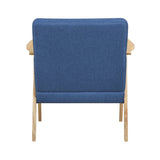 Omara Blue Accent Chair by Homelegance at Eve Furniture