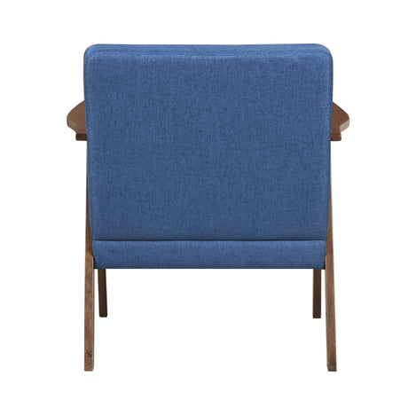 Omara Blue Accent Chair by Homelegance at Eve Furniture