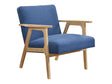 Omara Blue Accent Chair by Homelegance at Eve Furniture