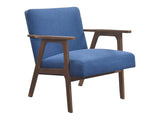 Omara Blue Accent Chair by Homelegance at Eve Furniture