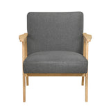 Omara Dark Gray Accent Chair by Homelegance at Eve Furniture