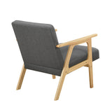Omara Dark Gray Accent Chair by Homelegance at Eve Furniture