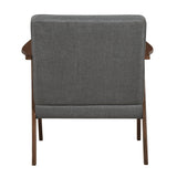 Omara Dark Gray Accent Chair by Homelegance at Eve Furniture