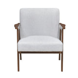 Omara Gray Accent Chair by Homelegance at Eve Furniture