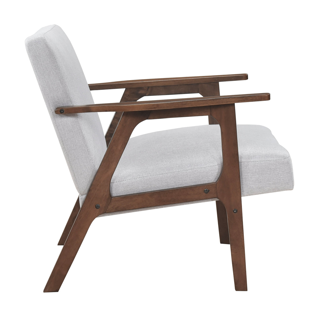 Omara Gray Accent Chair by Homelegance at Eve Furniture