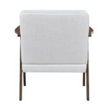 Omara Gray Accent Chair by Homelegance at Eve Furniture