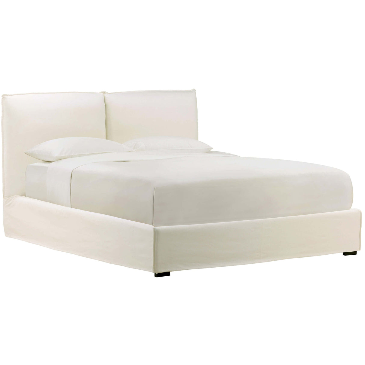 Omari Bed, Off-White by Dovetail at Eve Furniture