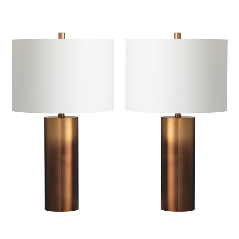 Ombre Bronze Table Lamp (Set of 2) by Crestview at Eve Furniture