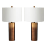 Ombre Bronze Table Lamp (Set of 2) by Crestview at Eve Furniture