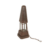 Rustic Iron Lamp Decor