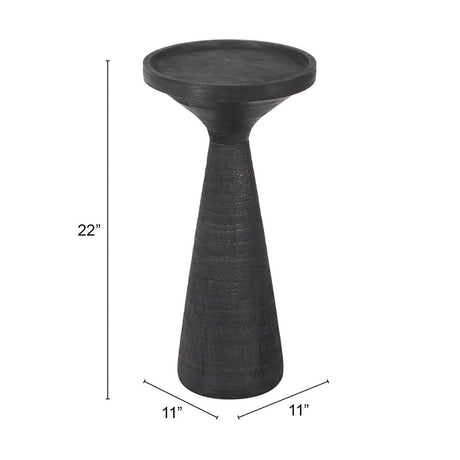 Omni Black Side Table by Zuomod at Eve Furniture