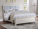 Omni Champagne/Gray Bedroom Set by Steve Silver at Eve Furniture