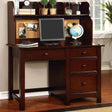 Omnus Dark Walnut Desk by Furniture of America at Eve Furniture