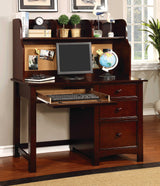 Omnus Dark Walnut Desk by Furniture of America at Eve Furniture