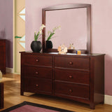 Omnus Cherry Desk by Furniture of America at Eve Furniture