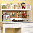 Omnus White Hutch by Furniture of America at Eve Furniture
