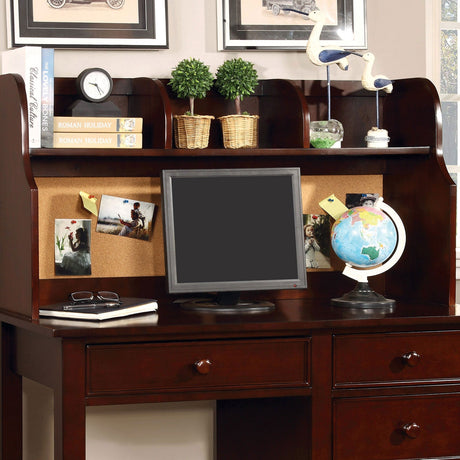 Omnus Cherry Hutch by Furniture of America at Eve Furniture