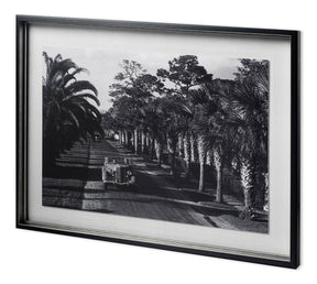 On The Avenue - Hand Embellished Textured Framed Photo Art Print Matted under Glass by Mercana at Eve Furniture