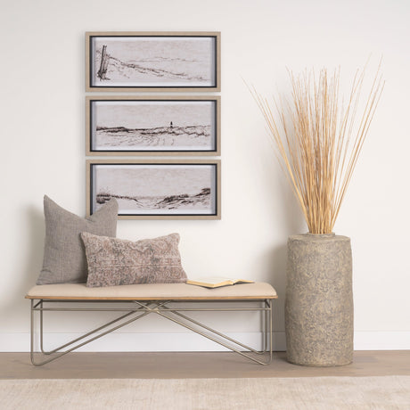 On the Shore I by Mercana Studio a Hand Embellished Textured Framed Art Print by Mercana at Eve Furniture