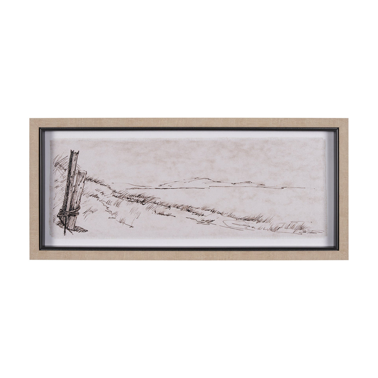 On the Shore I by Mercana Studio a Hand Embellished Textured Framed Art Print by Mercana at Eve Furniture