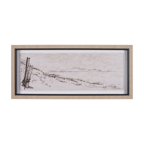 On the Shore I by Mercana Studio a Hand Embellished Textured Framed Art Print by Mercana at Eve Furniture