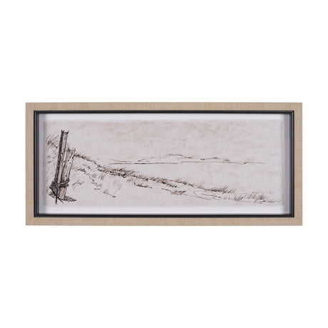 On the Shore I by Mercana Studio a Hand Embellished Textured Framed Art Print by Mercana at Eve Furniture
