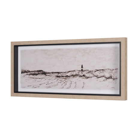 On the Shore II by Mercana Studio a Hand Embellished Textured Framed Art Print by Mercana at Eve Furniture
