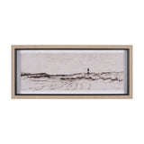 On the Shore II by Mercana Studio a Hand Embellished Textured Framed Art Print by Mercana at Eve Furniture