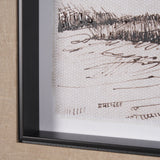 On the Shore III by Mercana Studio a Hand Embellished Textured Framed Art Print by Mercana at Eve Furniture