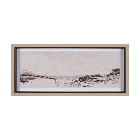 On the Shore III by Mercana Studio a Hand Embellished Textured Framed Art Print by Mercana at Eve Furniture