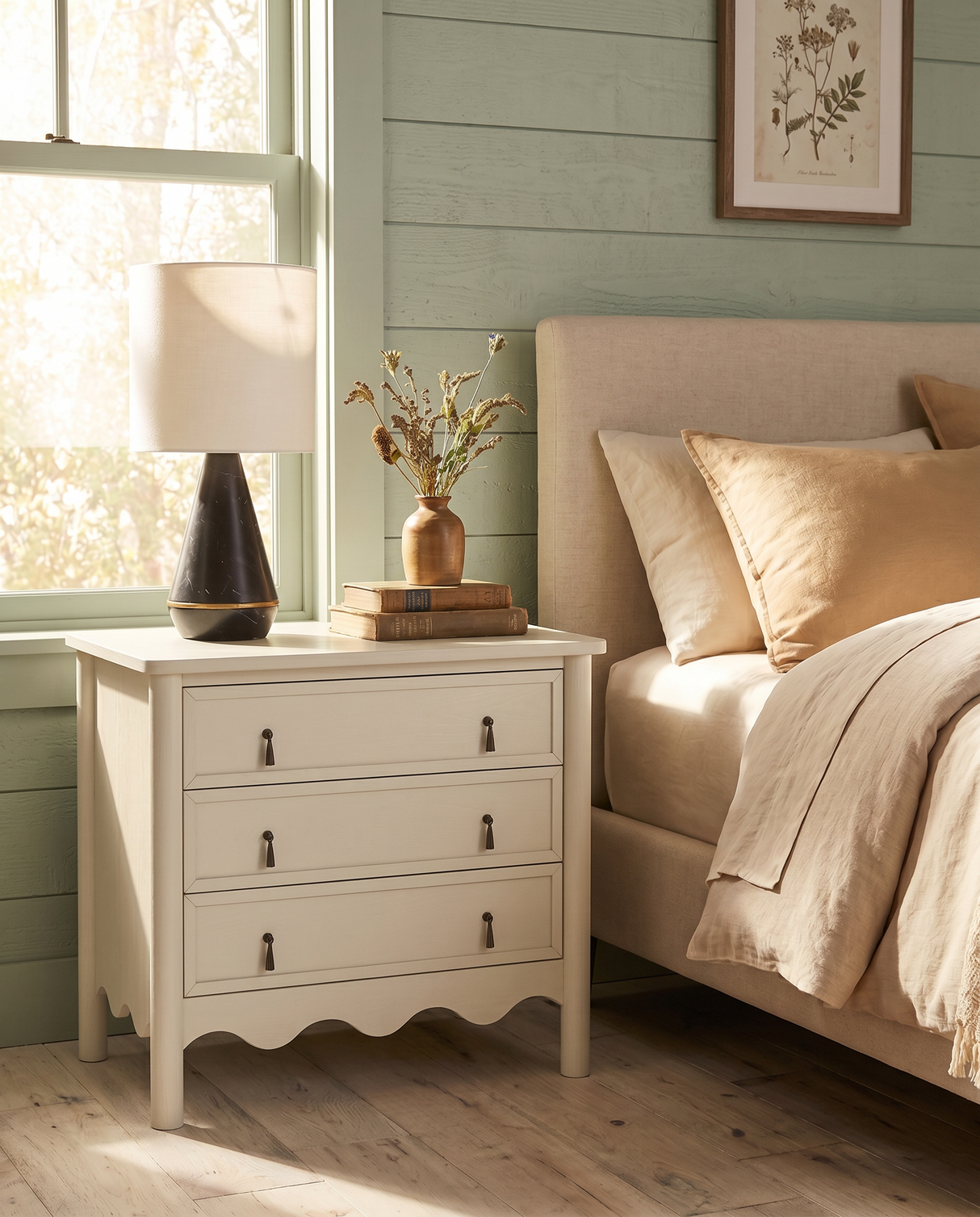 Onda 3-Drawer Oak Nightstand by Co.House Designs at Eve Furniture