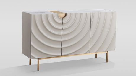 Onda Cream White Sideboard by New Era Innovations at Eve Furniture