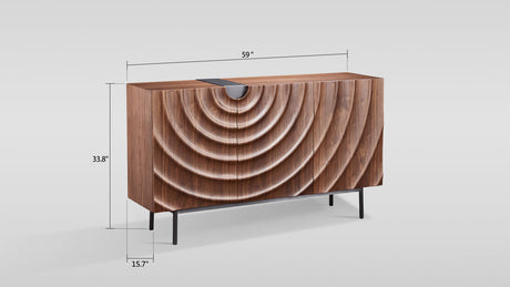 Onda Walnut Sideboard by New Era Innovations at Eve Furniture