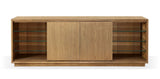 One Coastal Modern 74 inch TV Console in Bisque by Modus Furniture at Eve Furniture