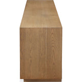 One Coastal Modern 74 inch TV Console in Bisque by Modus Furniture at Eve Furniture