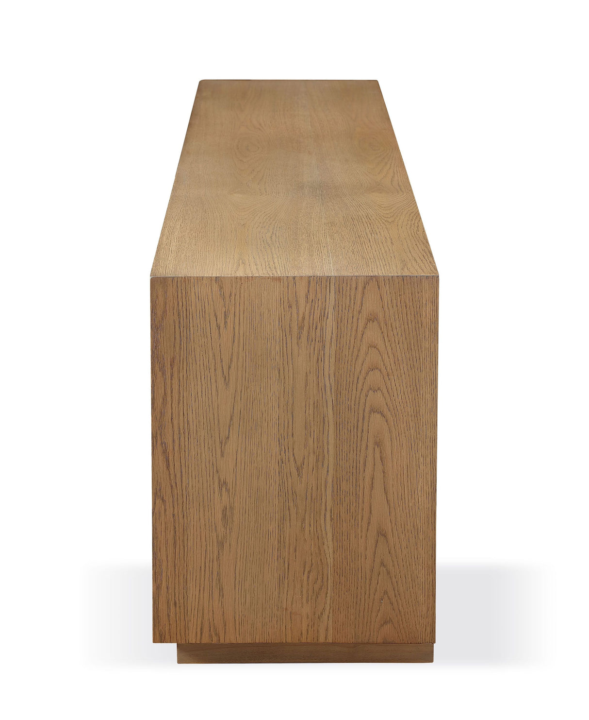 One Coastal Modern 84 inch TV Console in Bisque by Modus Furniture at Eve Furniture